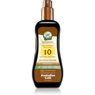 Australian Gold Spray Żel Z Bronzerem Spf 10 - Balsamy i kremy do opalania - miniaturka - grafika 1