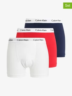 Majtki męskie - Calvin Klein Bokserki (3 pary) w kolorze białym, czerwonym i granatowym - grafika 1