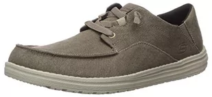 Skechers Męskie trampki mokasynowe, Brązowy, 40 EU - Trampki męskie - miniaturka - grafika 1