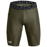 Bielizna sportowa męska - Męskie kalesony Under Armour HG Armour Lng Shorts Rozmiar: XXL / Kolor: ciemnozielony - miniaturka - grafika 1