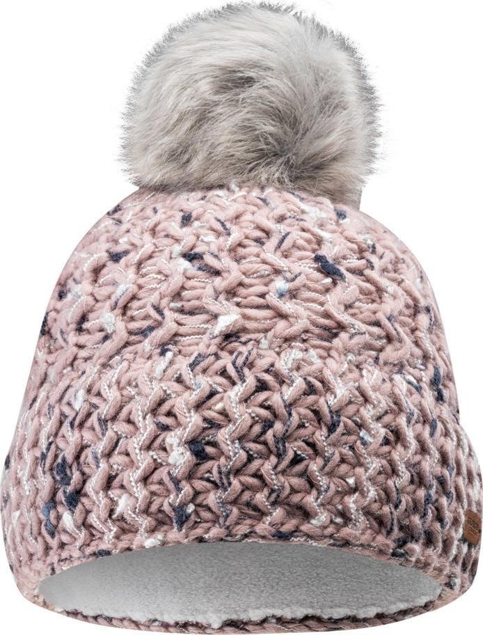 Iguana Czapka zimowa damska Iguana Ajana W ciepła szaro-różowa