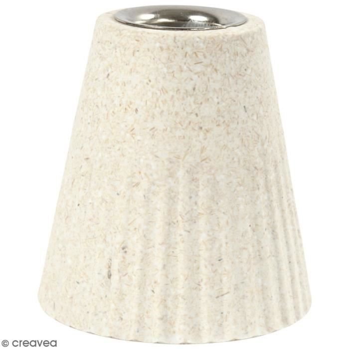 Świecznik z bambusa do dekoracji - 7 cm