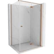 Kabiny prysznicowe - Mexen Mist-F kabina prysznicowa składana prawa 120 x 90 cm, transparent, miedź szczotkowana - 8A6T-120-090-65-00-P - miniaturka - grafika 1