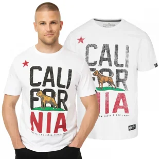 PITBULL KOSZULKA Light Weight 170 Basic California '25 - Biała - Odzież taktyczna i umundurowanie - miniaturka - grafika 1