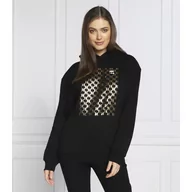 Bluzy damskie - Karl Lagerfeld Bluza Monogram Ikonik | Regular Fit - miniaturka - grafika 1