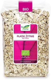 Bio Planet PŁATKI ŻYTNIE BIO 600 g - Zdrowa żywność - miniaturka - grafika 1