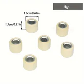 Inne - TEMU Zestaw 6 sztuk rolki transmisyjne 5/6.8/8.5/10 g16X13mm i 13/14/18 g18x14mm z suwakiem do skutera 139QMB 50cc 125 150cc części motocyklowe - miniaturka - grafika 1