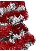 Oświetlenie świąteczne - Girlanda łańcuch na choinkę 70mm czerwony 1,8m - miniaturka - grafika 1