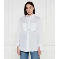 Koszule damskie - Patrizia Pepe Koszula Cropped Fit - miniaturka - grafika 1