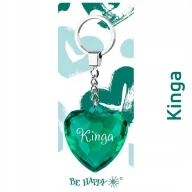 Breloczki dla dzieci - Brelok Serce Kinga - Be-Happy Gifts - miniaturka - grafika 1