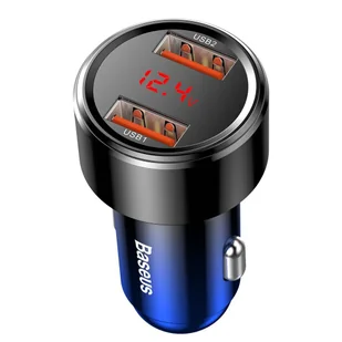 Baseus Baseus Magic Series Dual QC - ładowarka samochodowa Quick Charge 3.0 2x USB 45W 6A niebieski (CCMLC20A-03) hurtel-50576-0 - Ładowarki samochodowe - miniaturka - grafika 23