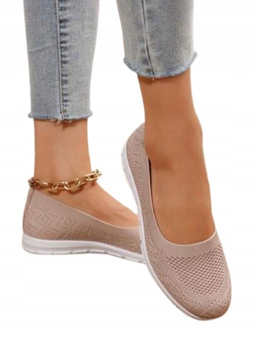 SHEIN DAMSKIE TRAMPKI WSUWANE RÓŻOWE 36,5 1DB