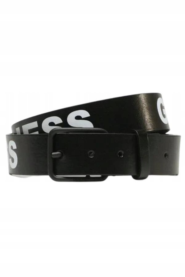 Pasek męski Guess BM7785 P3435 czarny - M