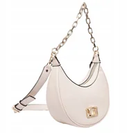 Torebki damskie - GUESS Torebka Damska na ramię Skóra Ekologiczna Beżowa Mała Listonoszka - miniaturka - grafika 1