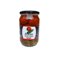 Pasztet i przetwory mięsne - Mieszanka warzywna z ogórków i pomidorów marynowanych "Delicios" 720ml - miniaturka - grafika 1