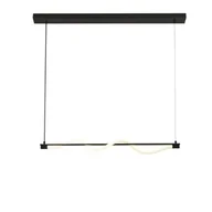 Lampy sufitowe - Serpent LED lampa wisząca 1-punktowa czarna 57211BK - miniaturka - grafika 1