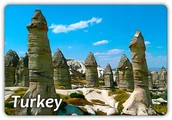 Magnesy - TURCJA - Kapadocja - Krajobraz - Magnes na lodówkę - miniaturka - grafika 1