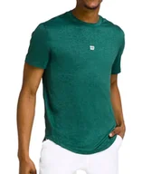 Koszulki sportowe męskie - Koszulka męska Wilson M Everyday Performance Tee Field Green XXL - miniaturka - grafika 1