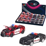 Samochody i pojazdy dla dzieci - Radiowóz metalowy z otwieraną maską Mix Trifox - model lub pojazd - miniaturka - grafika 1