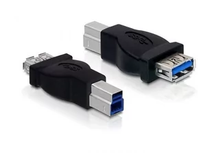 Delock Adapter USB 3.0 BM->USB AF 65179 - Adaptery i przejściówki - miniaturka - grafika 1