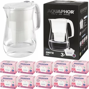 Dzbanek filtrujący Aquaphor Onyx 4,2 l + 10 wkładów, biały - Dzbanki filtrujące - miniaturka - grafika 1