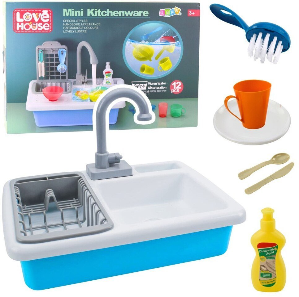 Elektryczny Zlewozmywak Z Obiegiem Wody Zmiana Koloru Pod Ciepłą Wodą 12el.