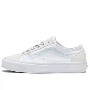 Buty Vans Old Skool Tapered Embroidery VN0005UGW001 - białe - Trampki damskie - miniaturka - grafika 1