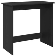 Biurka - vidaXL Biurko, czarne, 80x40x75 cm, materiał drewnopochodny - miniaturka - grafika 1