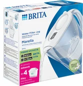 Dzbanki filtrujące - Brita, Dzbanek z filtrem Marella biały + 4 MAXTRA PRO Pure Performance - miniaturka - grafika 1