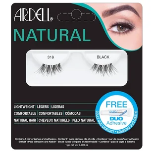 Ardell Accent 318 1 para sztucznych rzęs Black - Sztuczne rzęsy i akcesoria - miniaturka - grafika 2