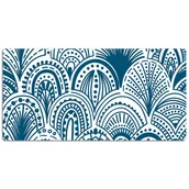 Podkładki na biurko - Ochronna mata na biurko Abstrakcja Boho 120x60 cm, Dywanomat - miniaturka - grafika 1