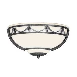 Elstead Lighting Carisbrooke Wall Uplighter Black CB/WU BLACK Elstead kinkiet świecznikowy stylowy CB/WU BLACK ) - Lampy ścienne - miniaturka - grafika 1