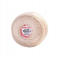 Pasmanteria - Kordonek Ariadna Maja 8 50g jasny beż 330 - miniaturka - grafika 1