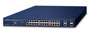 Planet 4-Port GE 802.3bt + 20-Port GE 802.3at + 2P GS-4210-24HP2C - Switche - miniaturka - grafika 1
