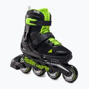 Rolki - Rolki dziecięce Rollerblade Microblade black/green - miniaturka - grafika 1