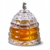 Pojemniki kuchenne - Pojemnik Na Miód Kryształowy Bohemia Gold Bee - miniaturka - grafika 1