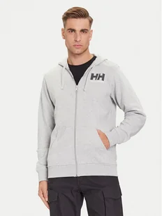 Helly Hansen Bluza HH Logo 54581 Szary Regular Fit - Bluzy męskie - miniaturka - grafika 1