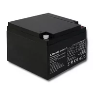 Baterie do zasilaczy awaryjnych UPS - Qoltec Qoltec Qoltec Akumulator AGM | 12V | 24Ah | max.7.2A (53036) - miniaturka - grafika 1