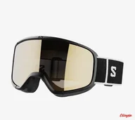 Gogle narciarskie - Gogle narciarskie Salomon AKSIUM 2.0 ACCESS ASIAN FIT Black/Gold 2022/2023 - miniaturka - grafika 1