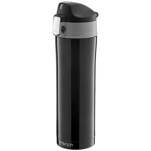 Kubek termiczny AMBITION 82854 z blokadą Glossy 420ml Czarny - Kubki termiczne - miniaturka - grafika 1