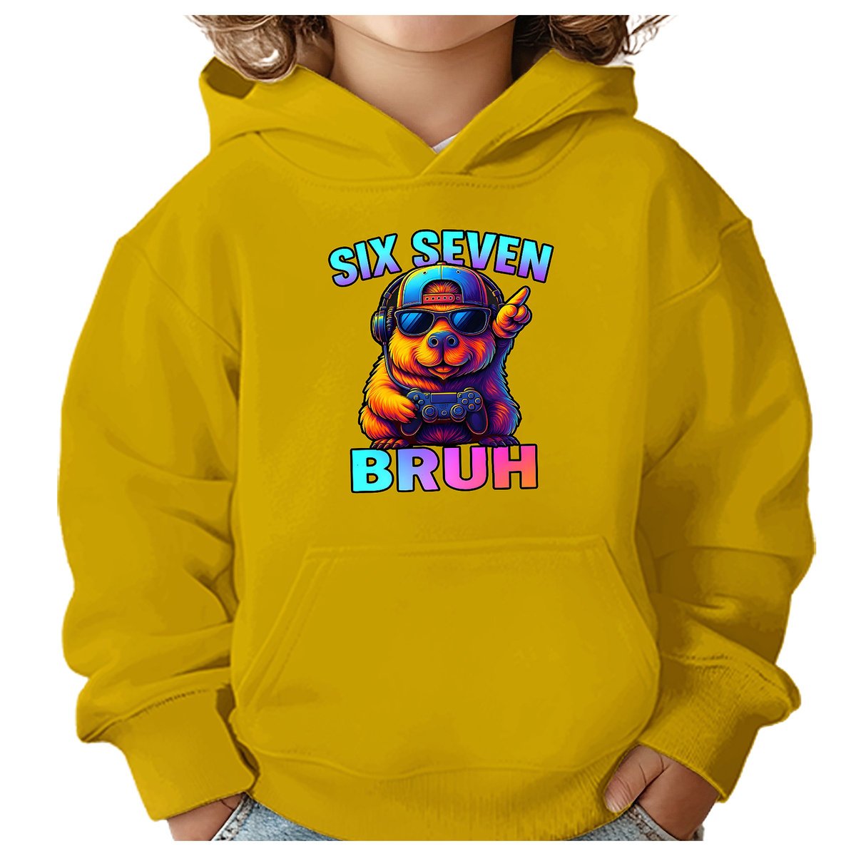 BLUZA DZIECIĘCA 67 SIX SEVEN VIRAL CAPYBARA 104 CHŁOPIĘCA DZIEWCZĘCA