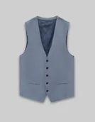 Kamizelki męskie - kamizelka do zestawu olmedo błękit slim fit - miniaturka - grafika 1