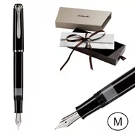 Pióra wieczne - Pióro wieczne Classic M205 tłoczek M czarne, Pelikan - miniaturka - grafika 1