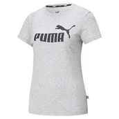 Koszulki i topy damskie - Szary T-shirt damski Puma No1 Logo QT, Rozmiar XS - miniaturka - grafika 1