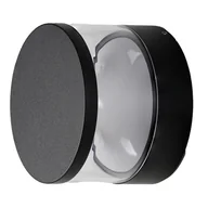 Lampy ogrodowe - Lampa natynkowa ścienna LED 9W Sill IP54 3000K BK AZ5845 Azzardo - miniaturka - grafika 1