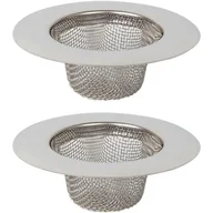 Akcesoria do armatury i ceramiki - Sitko do zlewu ze stali nierdzewnej, sitko do odpływu ze stali nierdzewnej, odpowiednie do zlewów kuchennych, łazienkowych i wanien - miniaturka - grafika 1