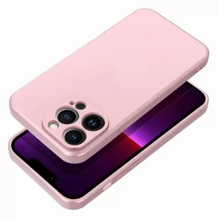 Futerał METALLIC do iPhone 14 różowy - Etui i futerały do telefonów - miniaturka - grafika 1
