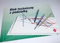 Szkolne artykuły papiernicze - Blok techniczny A4 z podziałką milimetrową 10 kart - miniaturka - grafika 1