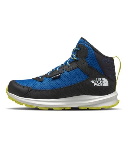 THE NORTH FACE Dziecięce Fastpack Hiker Mid Waterproof buty trekkingowe, Hero Blue/Tnf Black, 38, Hero Blue Tnf Black, 38 EU