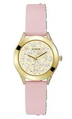 Paski - Guess Damski zegarek Trend Crystal 36 mm, różowy, one, pasek - miniaturka - grafika 1